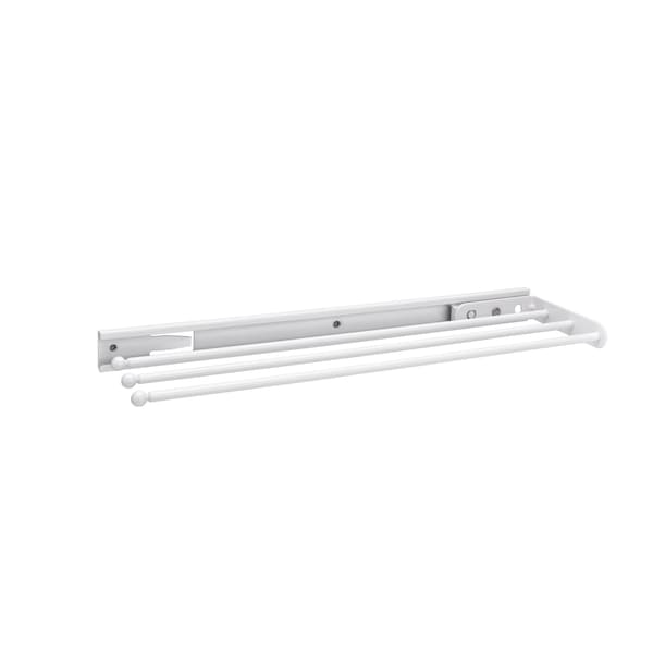 Rev-A-Shelf Steel, White, 5 in W, 1.25 in H, 17.75 in D 563-47 - main